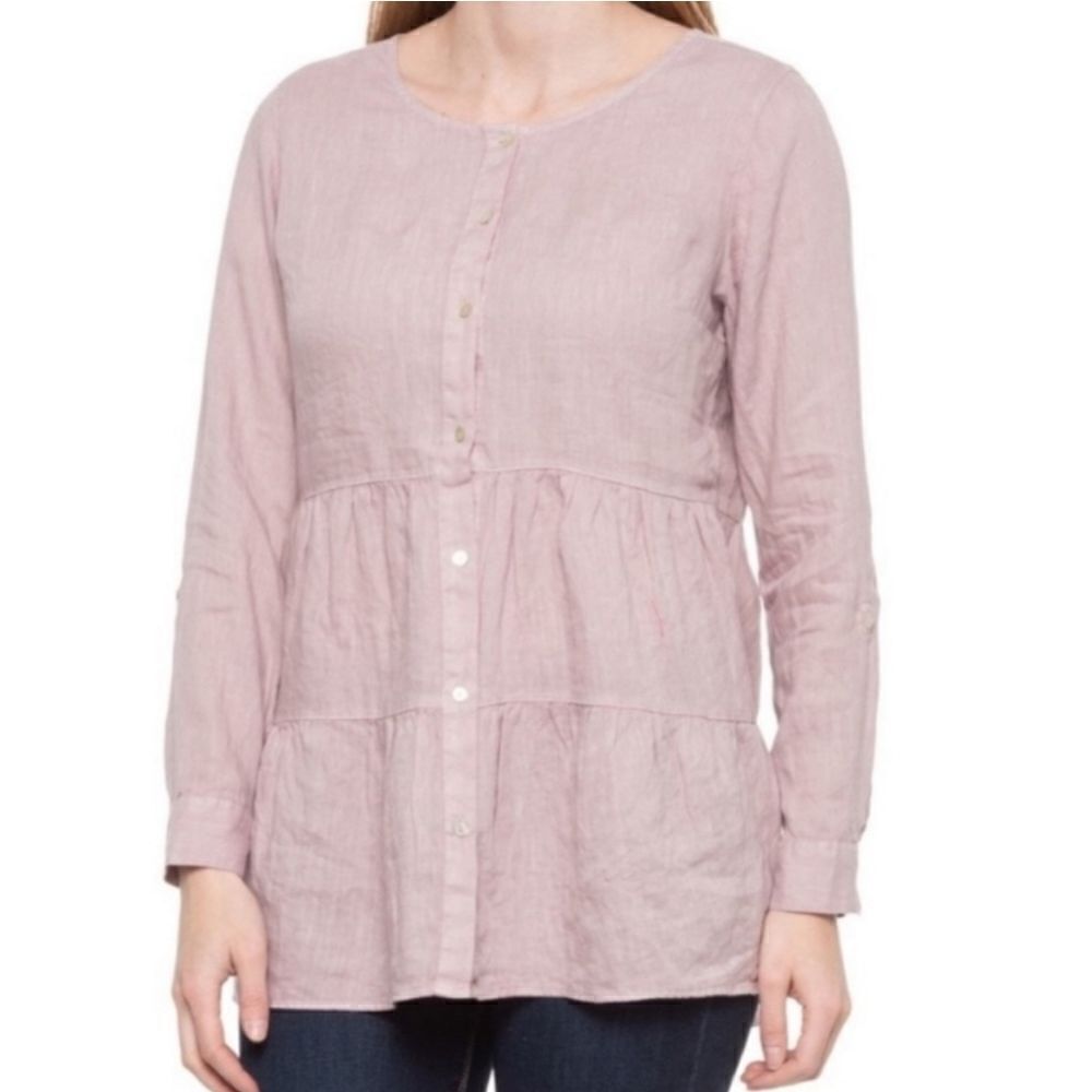 Sigrid Olsen Linen Top